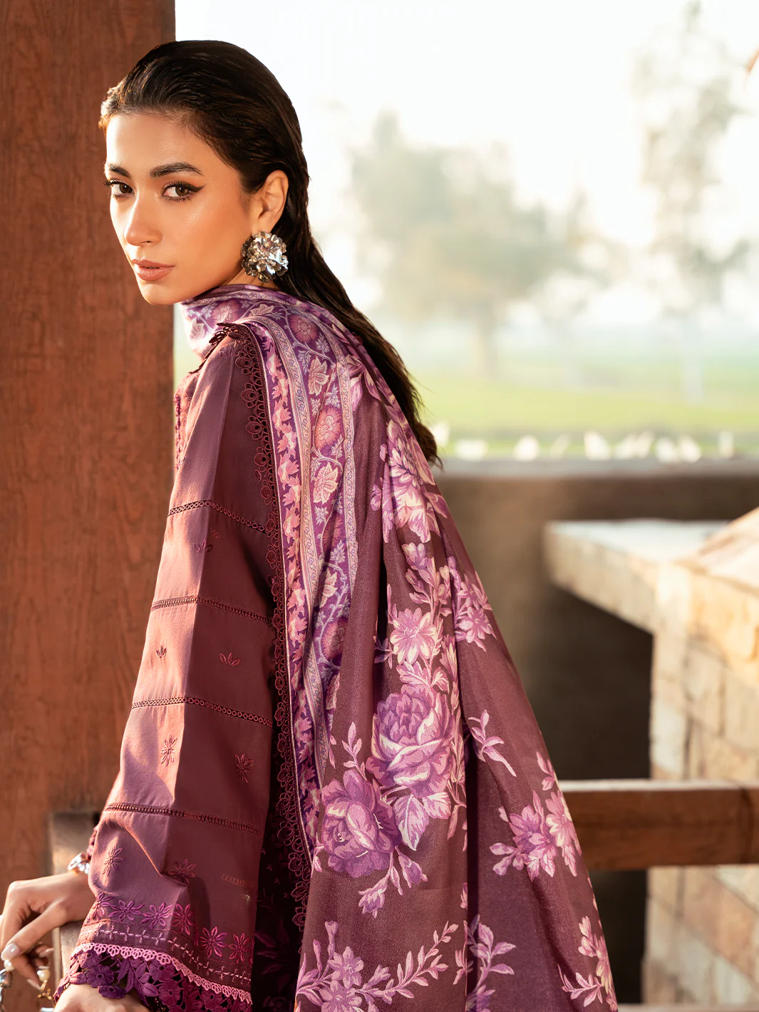 316 - A | 3 PC Lawn Stitched - Image 6