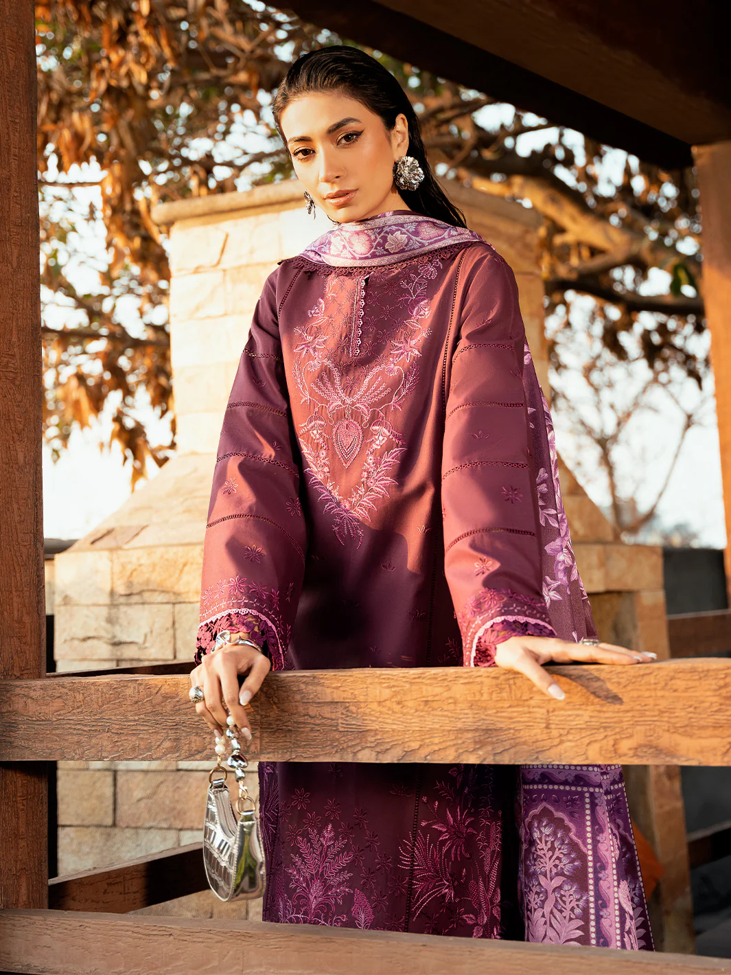 316 - A | 3 PC Lawn Stitched - Image 8
