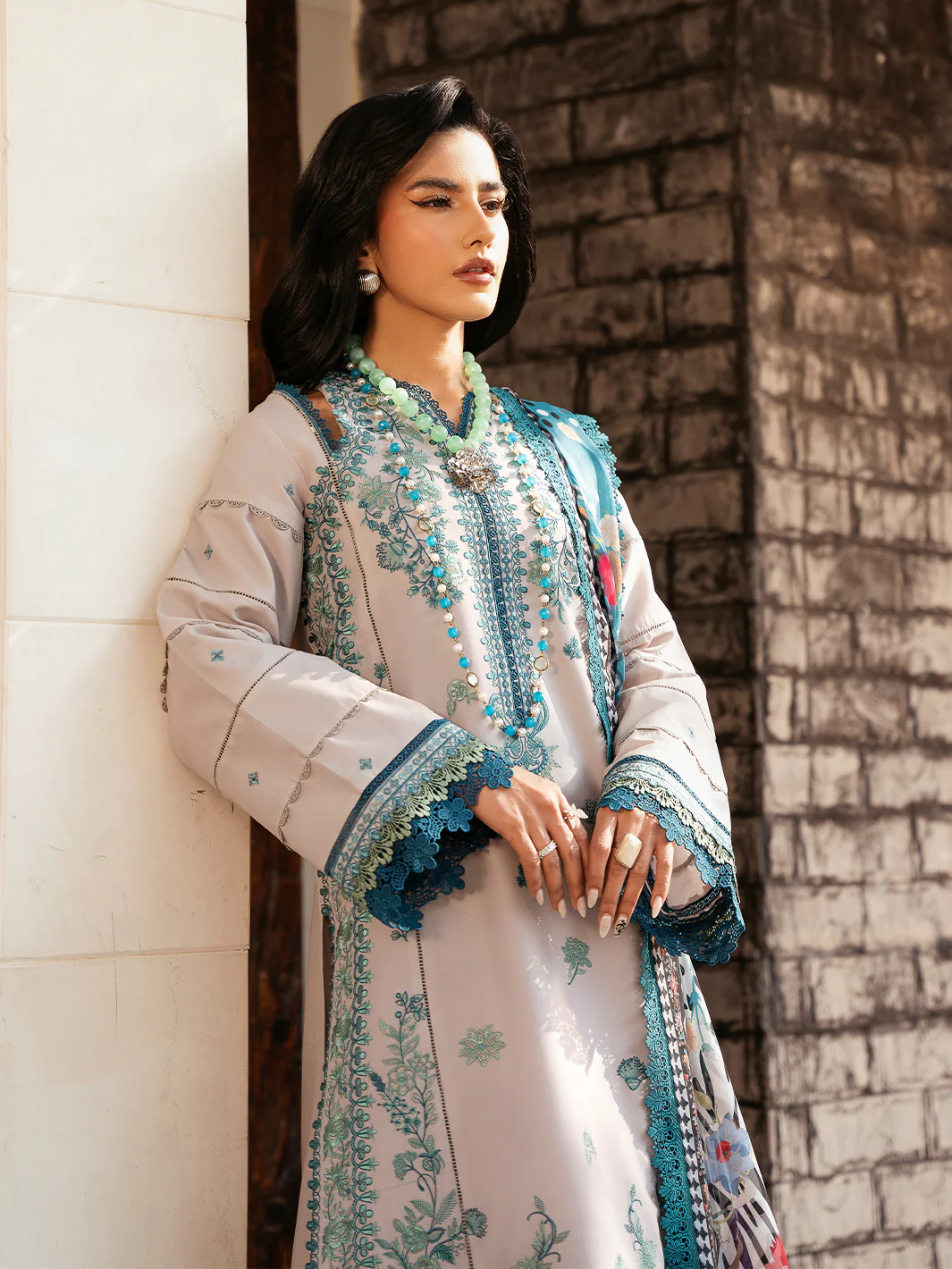 317 - B | 3 PC Lawn Stitched - Image 4
