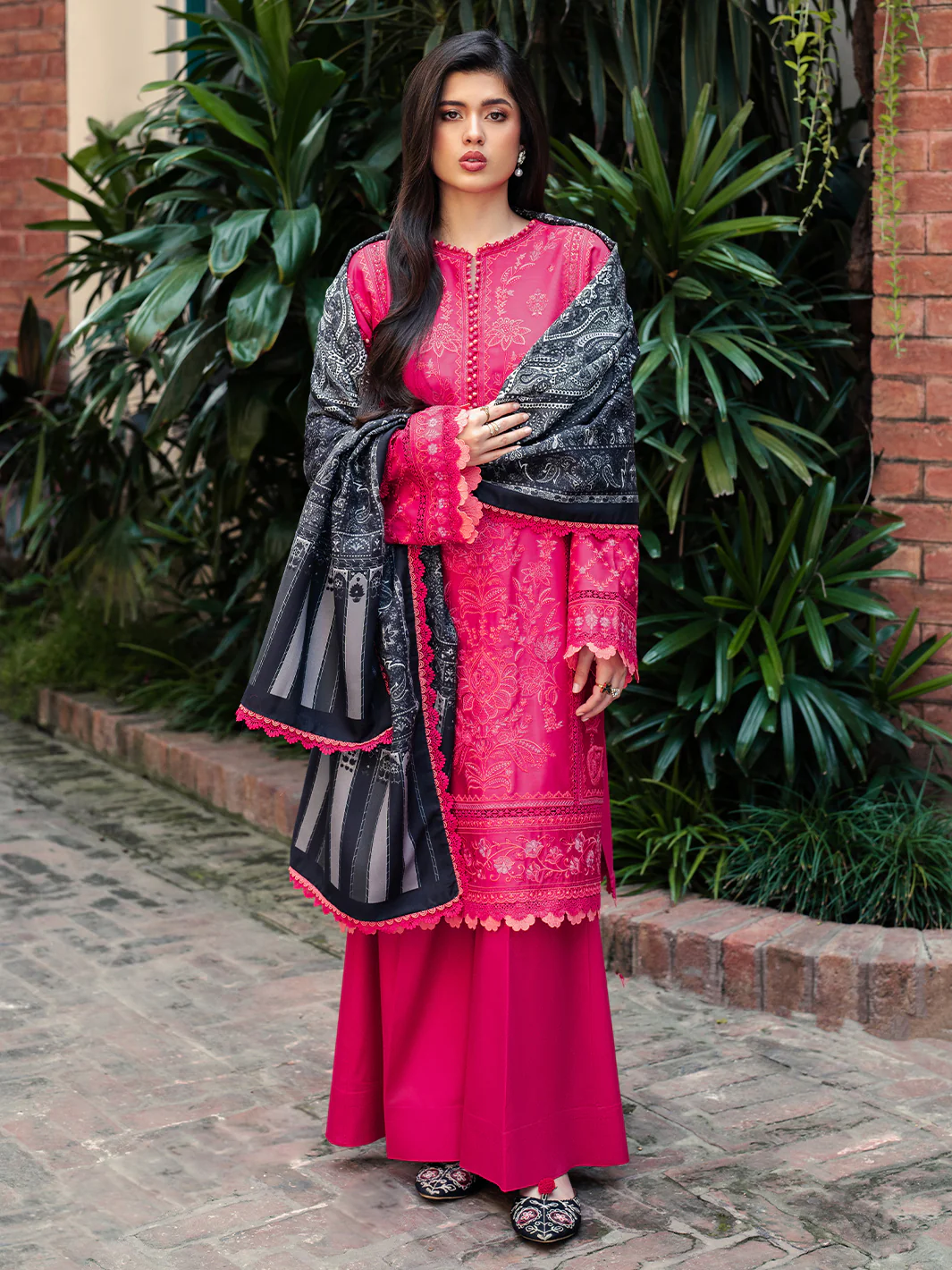 53 - A | 3 PC Kotrai Unstitched - Image 6