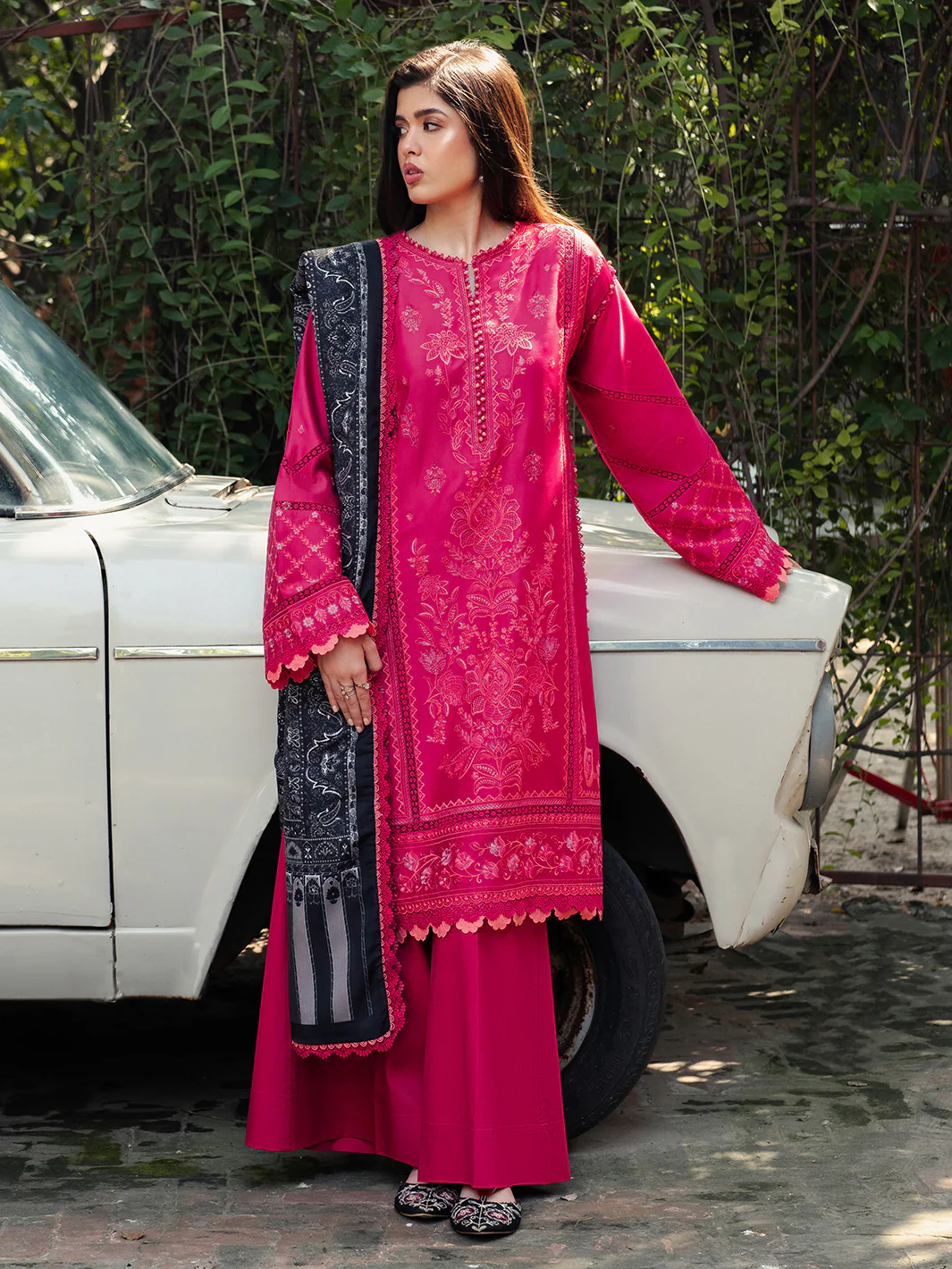 53 - A | 3 PC Kotrai Unstitched - Image 8