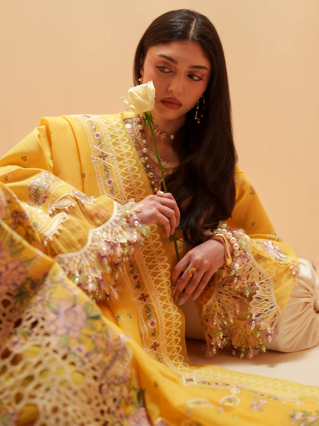 D-111-A | 3 PC Luxury Lawn - Image 5