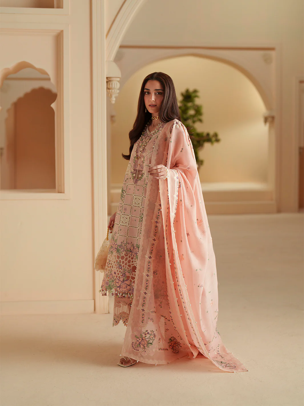 D-111-B | 3 PC Luxury Lawn - Image 4