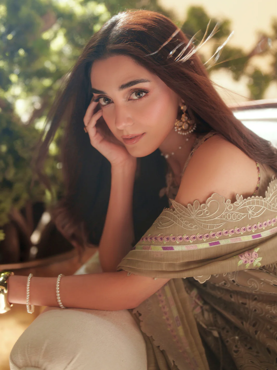 D-113-A | 3 PC Luxury Lawn - Image 6