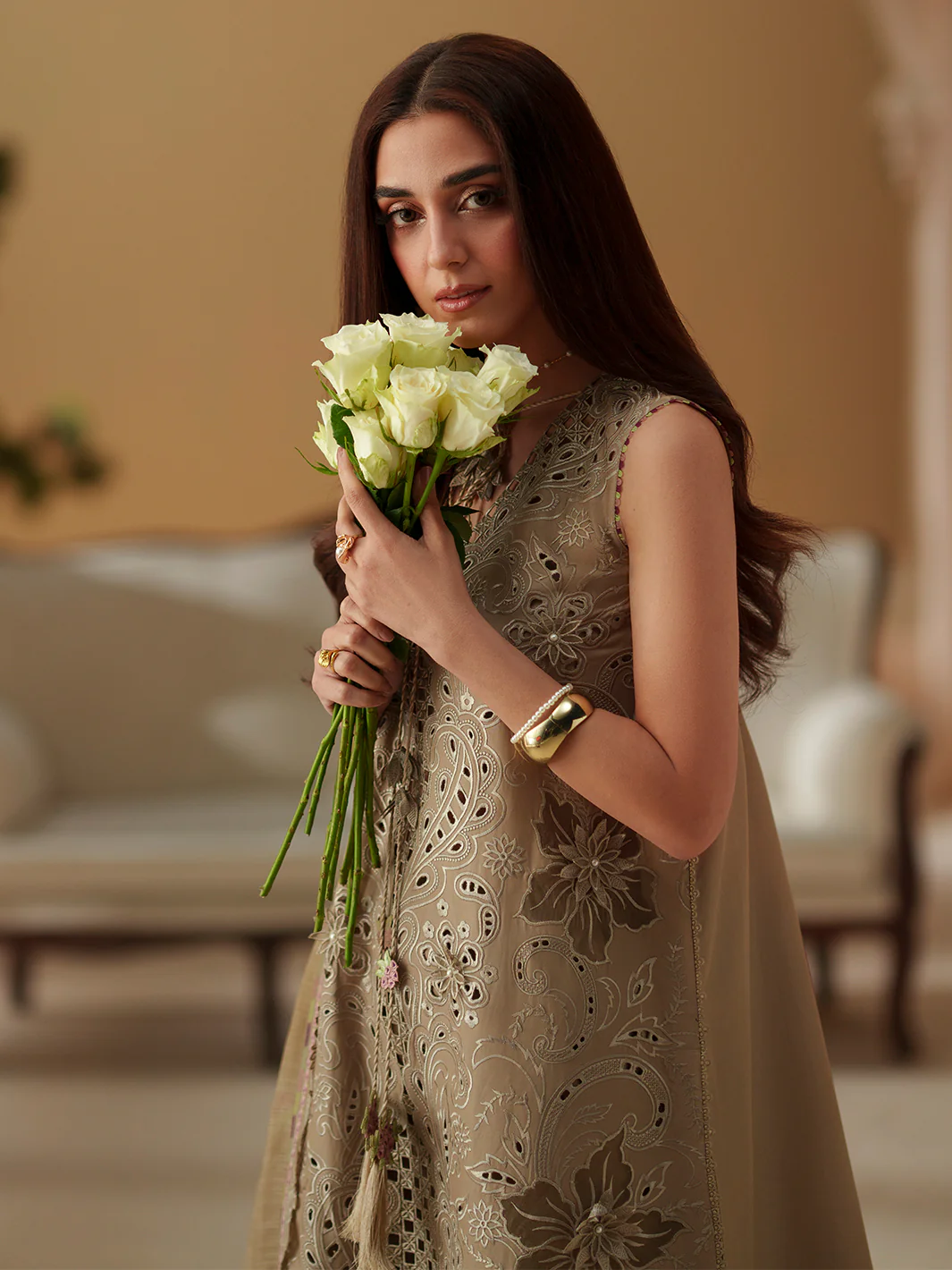 D-113-A | 3 PC Luxury Lawn - Image 7