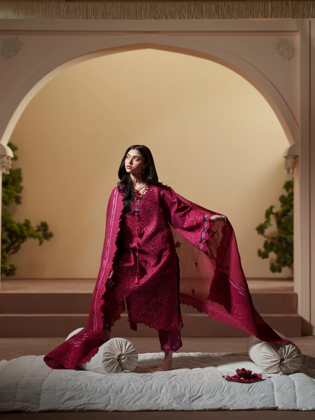 D-113-B | 3 PC Luxury Lawn - Image 4