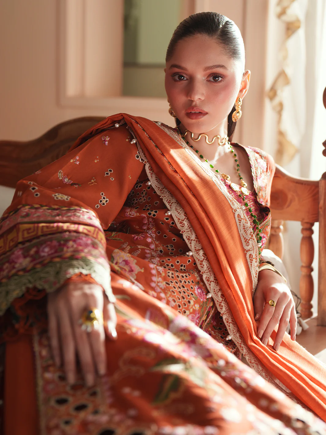 D-116-A | 3 PC Luxury Lawn - Image 5
