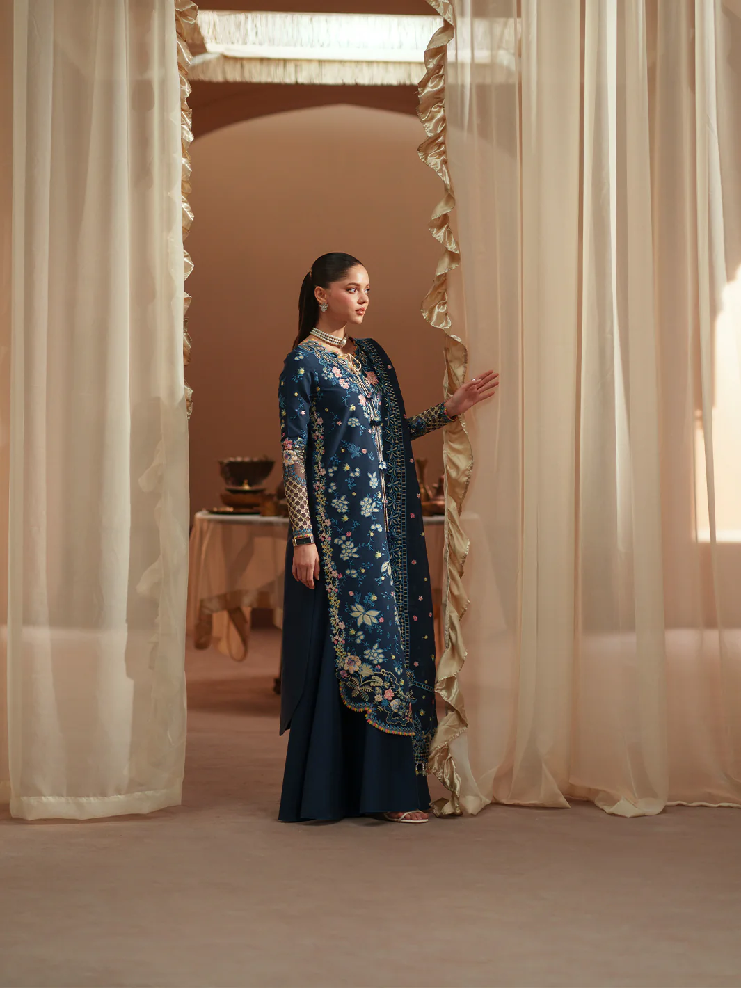 D-117-C | 3 PC Luxury Lawn - Image 7